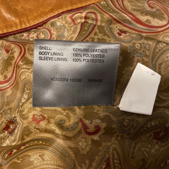 Brown Leather Jacket - Picture 4 of 4